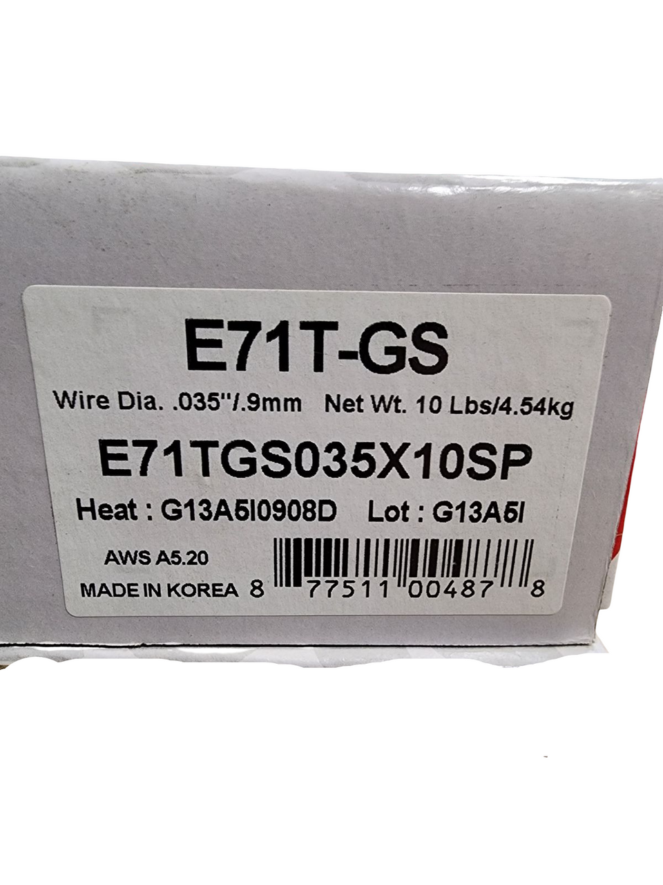 E71TGS035X10SP Gas‑Shielding & Mild Steel Flux‑Cored Wire