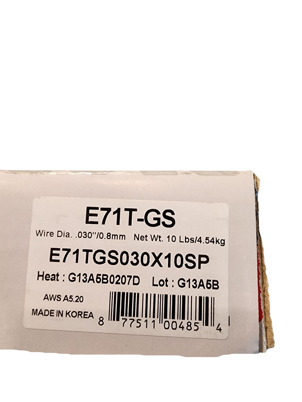  E71TGS030X10SP Gas‑Shielding & Mild Steel Flux‑Cored Wire