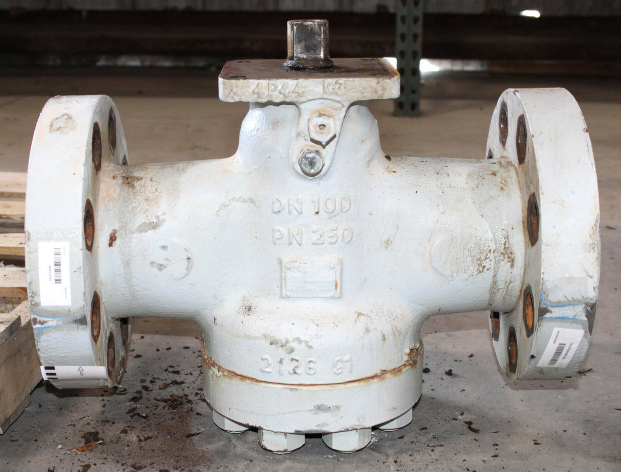 Serck Audco A100HRWA55CCW/04 Pressure Balanced Taper Plug Valve Diameter: 4 1500 WCB Super H