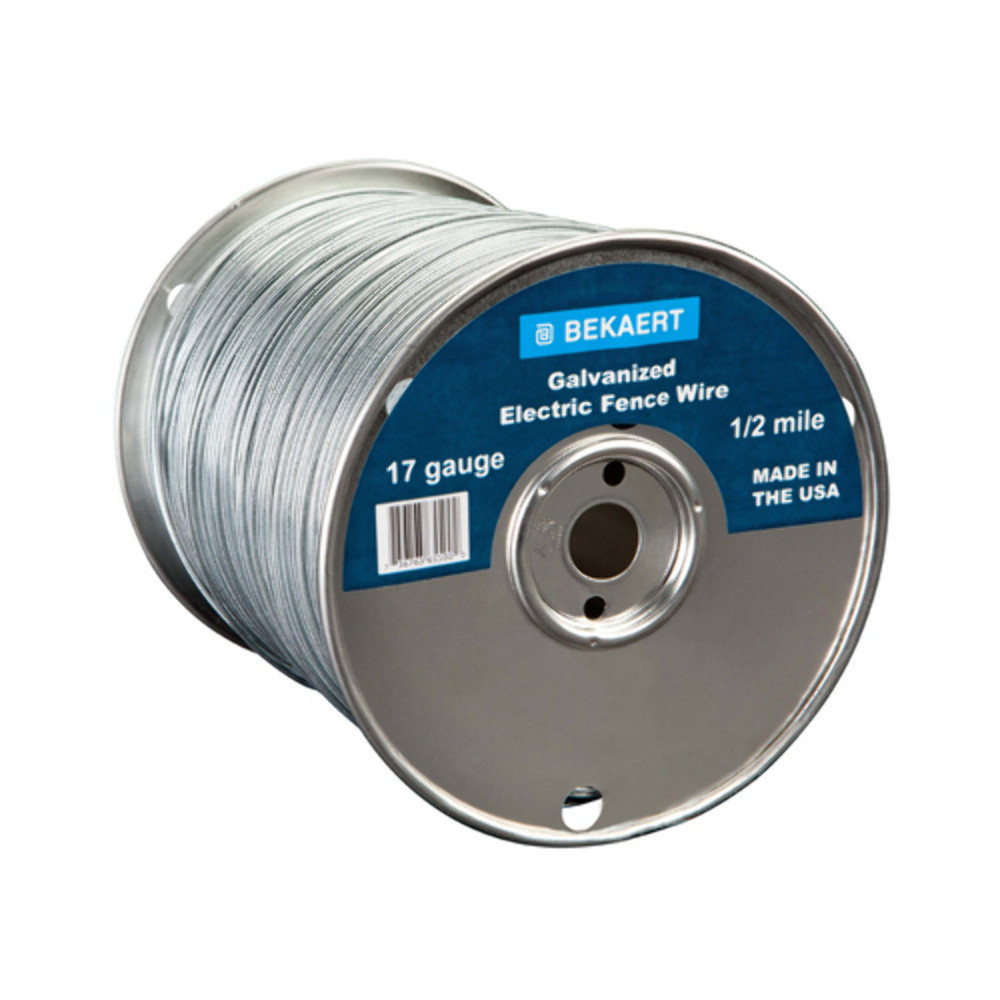 Galvanized Electric Fence Wire – 17 Gauge