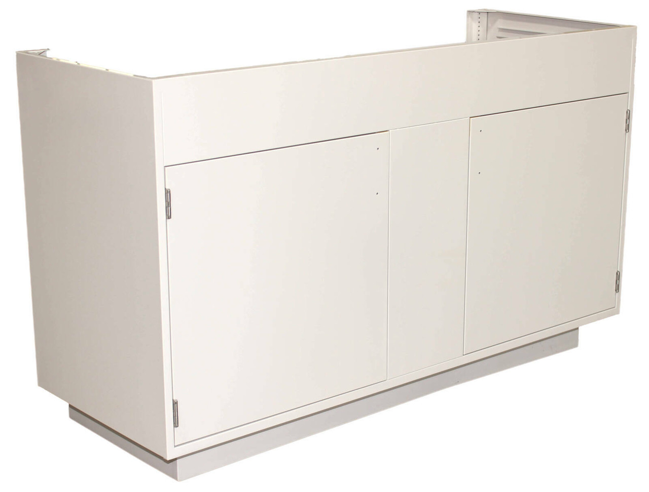ICI Quick Ship CPJTP186-58 Standing Height Sink Cabinet 2 Door, 58 Inches Wide x 35-1/4 Inches Tall x 21-5/8 Inches Deep, ICI Number: 118S9320.