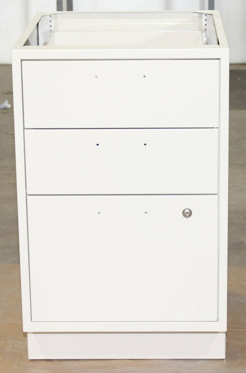 ICI Quick Ship CPJTP1072-18 Mobile Cabinet 3 Drawer, 18 Inches Wide x 30 Inches Tall x 21-5/8 Inches Deep, Has lock, ICI Number: 139S2220M.