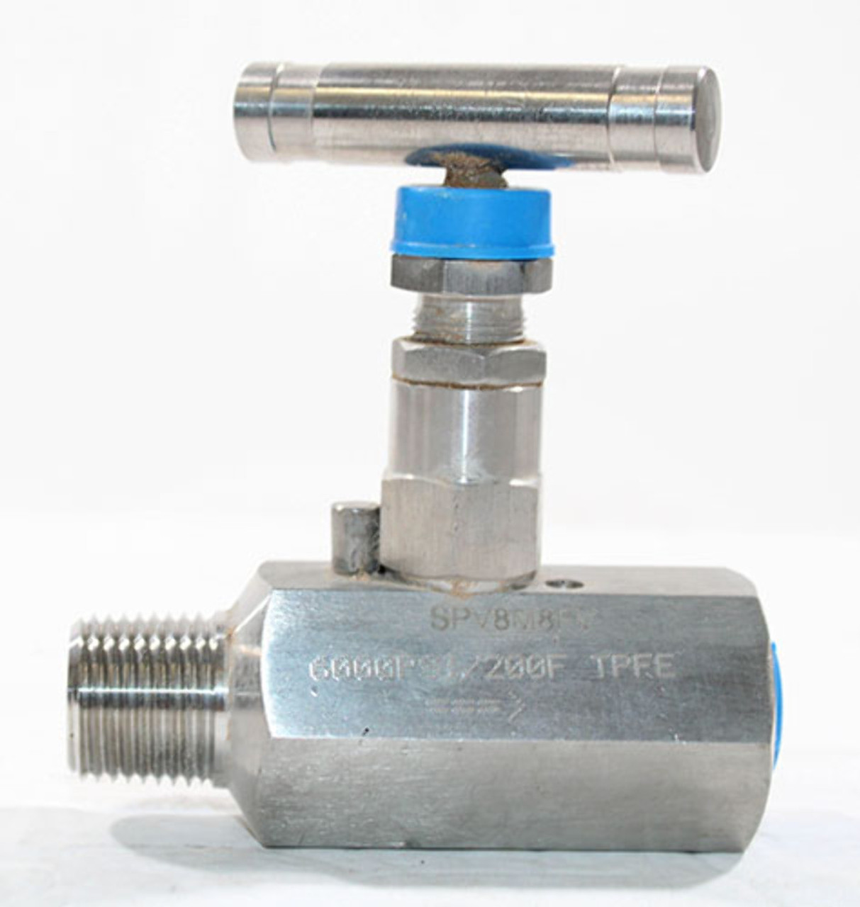 Chem Oil 1/2" Stainless Steel MXF Needle Valve SPV8M8FV