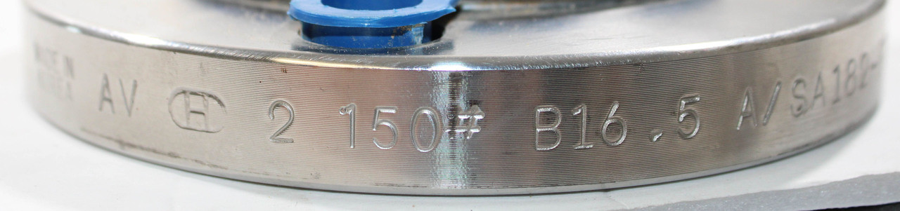 AV 2" Stainless Steel Blind Flange 150# B16.5