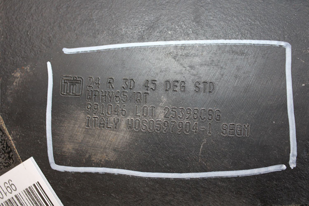 Tectubi Raccordi 24" Elbow Weld 45Ã‚Â° STD SEGM.