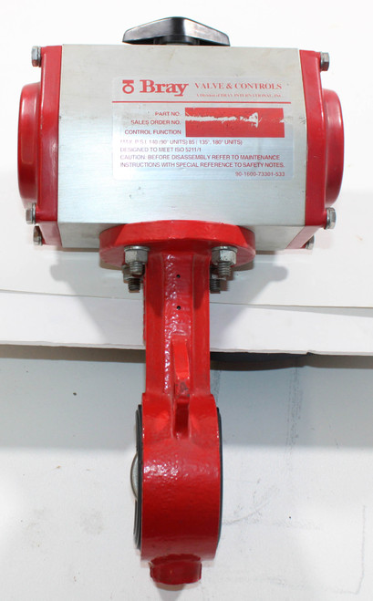 Bray 92-0930-11300-532 Pneumatic Actuator with 2" Butterfly Valve