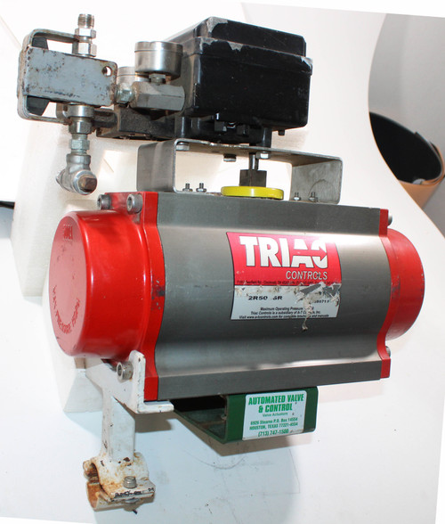 TRIAC Controls 2R500SR Rack and Pinion Actuator 150 psi