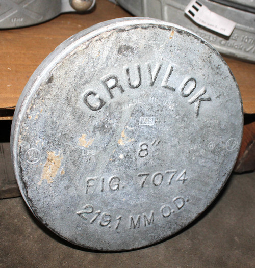 Gruvlok 0390030385 Galvanized End Cap 8"