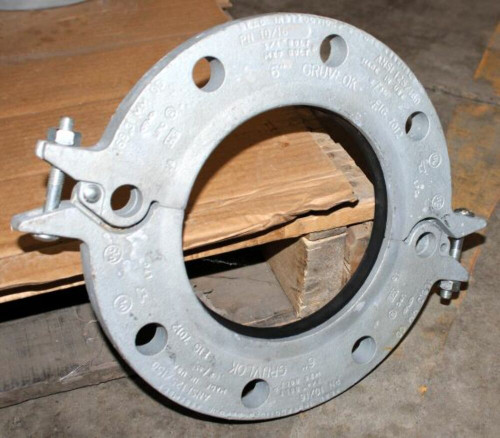 Gruvlok 0390210185 Galvanized Flange with Grade E Gasket 6" 300 psi