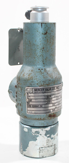 Mercer Valve 91-16C51T11C1 Pressure Relief Valve 1"
