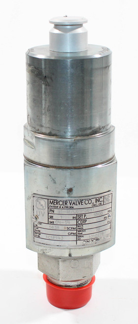 Mercer Valve 91-M7C61P5641 Pressure Relief Valve 1 In 5500 psig