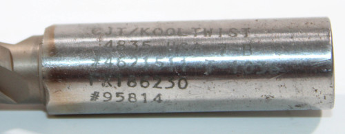 CJT 4621511-T-1036 Common Shank Stub Length Drill .4835" Carbide Tip