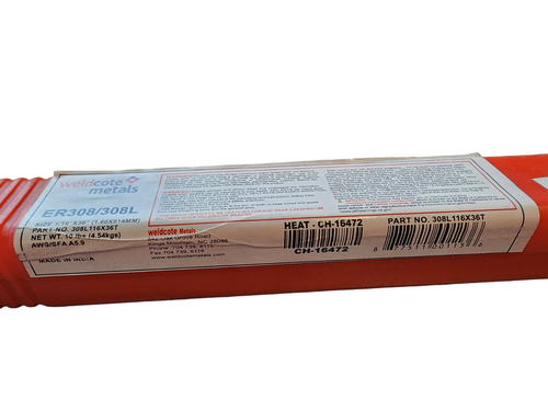 308L Stainless Steel MIG & TIG Welding Rods – 1/16" x 36", 10 lb