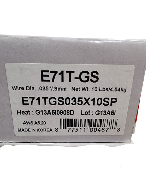 E71TGS035X10SP Gas‑Shielding & Mild Steel Flux‑Cored Wire