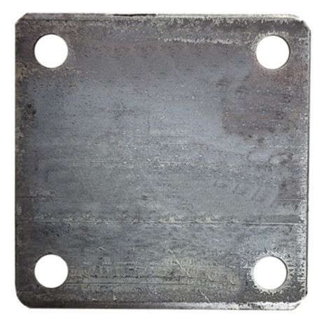 8in x 1/4in Base Plate with 9/16in Hole