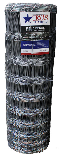 Texas Classic Rolled Field Fence 1047-6-12.5 LC Class 1 Galvanized