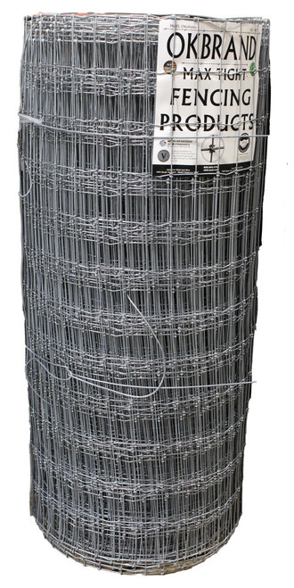 OK Brand MAX-TIGHT Rolled Horse Fence 48"x200' 2X4 Class 1 Galvanized