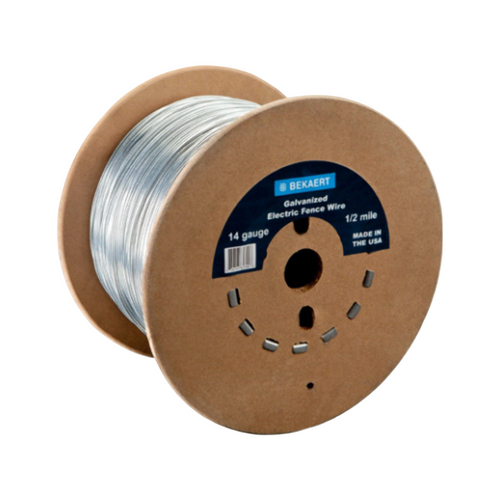 Galvanized Electric Fence Wire – 14 Gauge, 1/2 Mile (