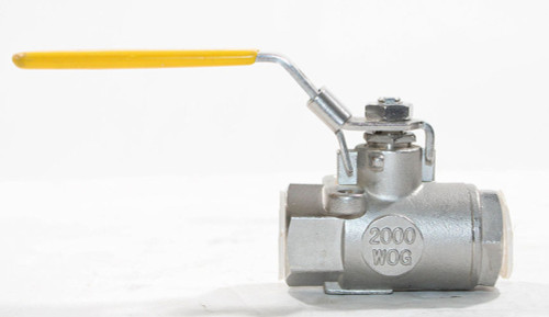 Warren 1/2" Cast Stainless Steel 2-Piece Ball Valve