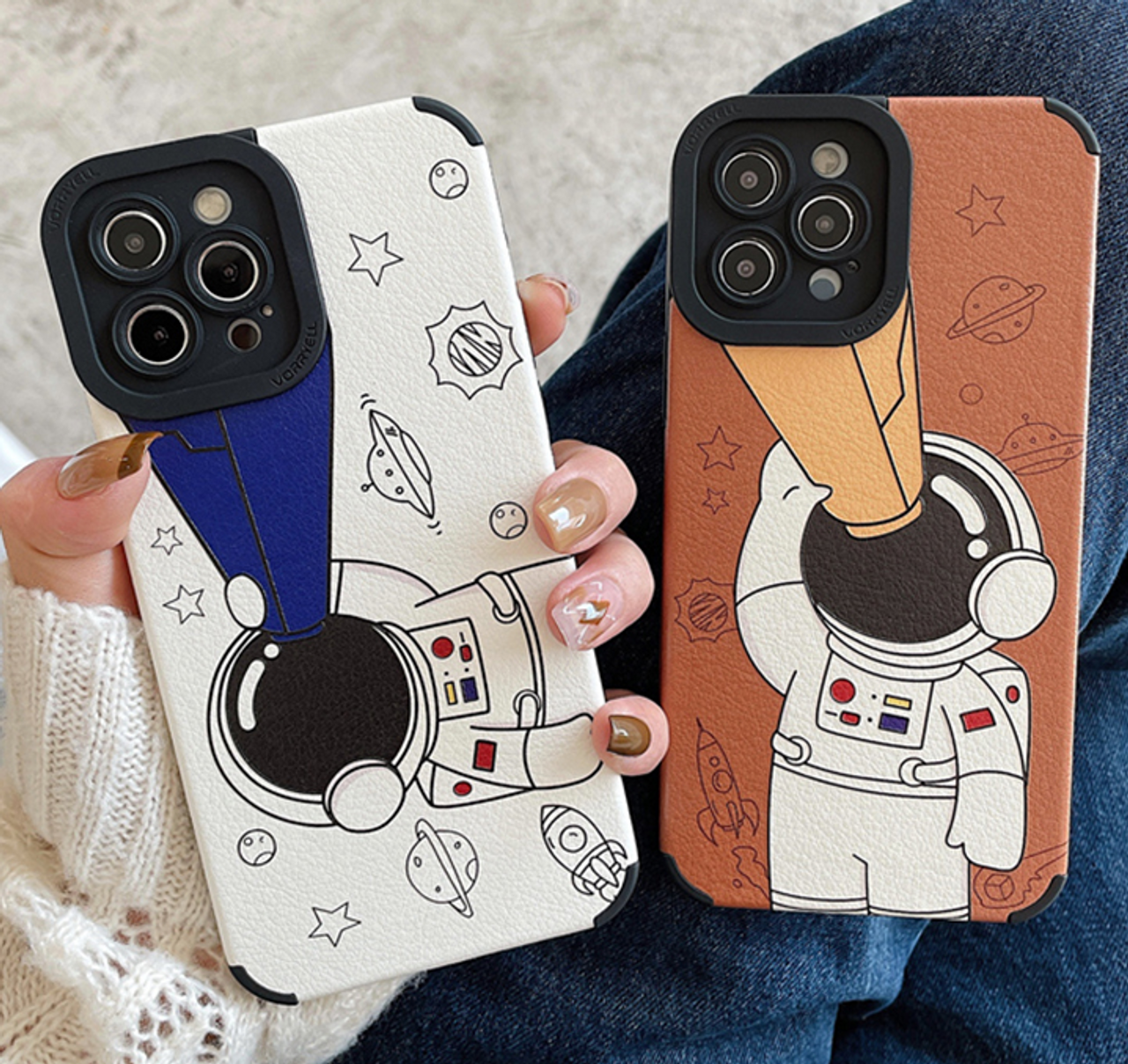 Astronaut Space Moon Liquid Cover Case For Apple iPhone 13 Pro Max Mini SE  7 8 12 11 Xr Xs