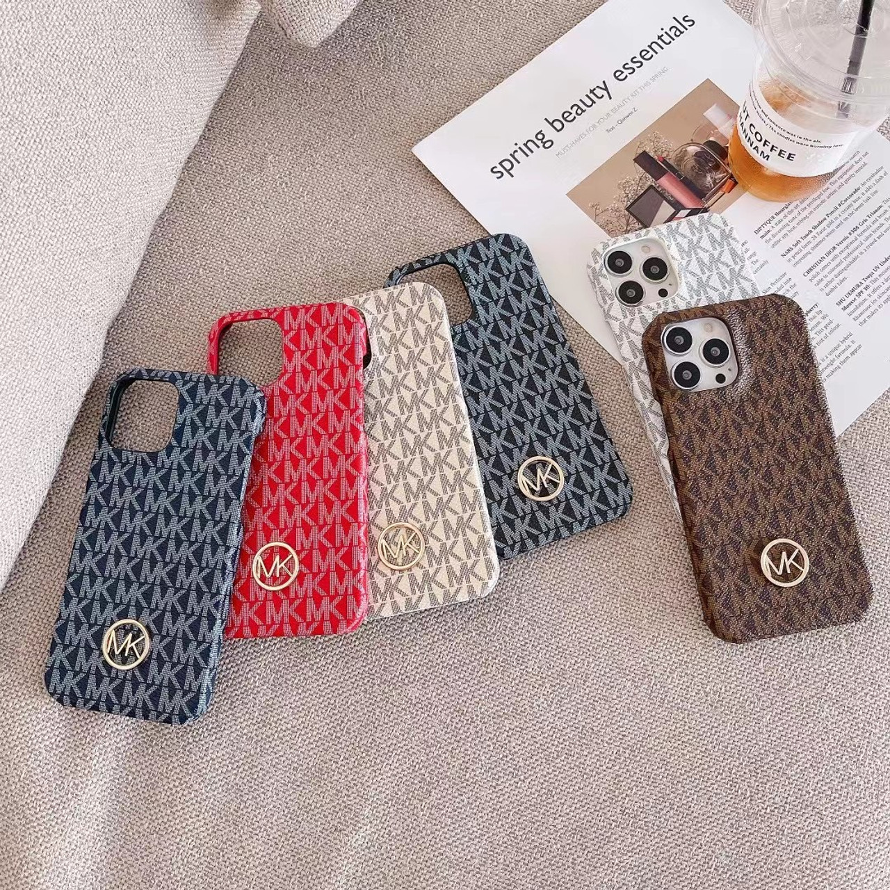 MICHAEL KORS iPhoneケース iPhone13 MICHAEL KORS MK POLKADOT iPhone 13 Pro Max Case Cover