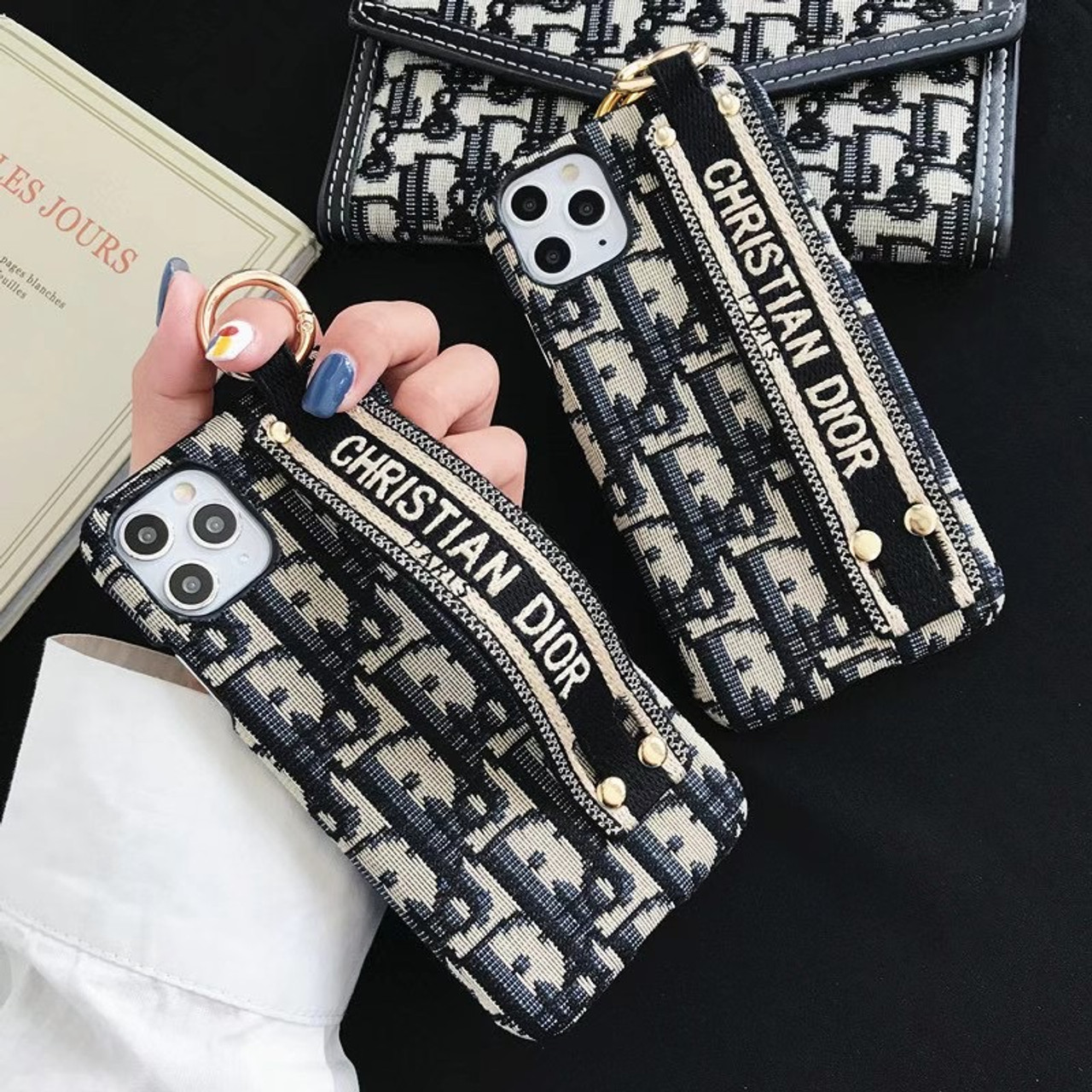 Christian Dior - 【海外版iPhone本体】12ProMax Graphite 128GB 箱あり DIOR CHRISTIAN DIOR Coque Cover Case For Apple iPhone 16 Pro
