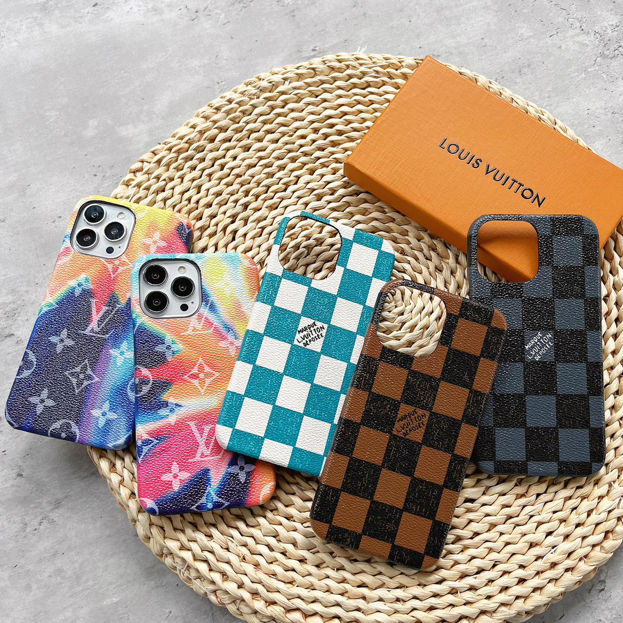 Louis Vuitton Cover Case For Apple iPhone 14 Pro Max 13 12 11 Xr Xs