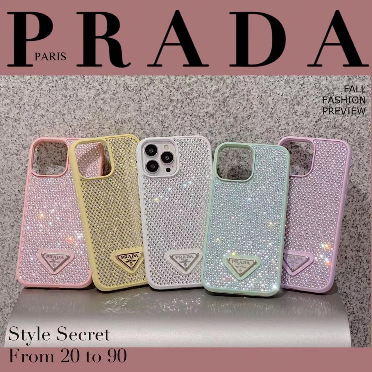 Milano Prada Cover Case For Apple iPhone 14 Pro Max Iphone 13 12