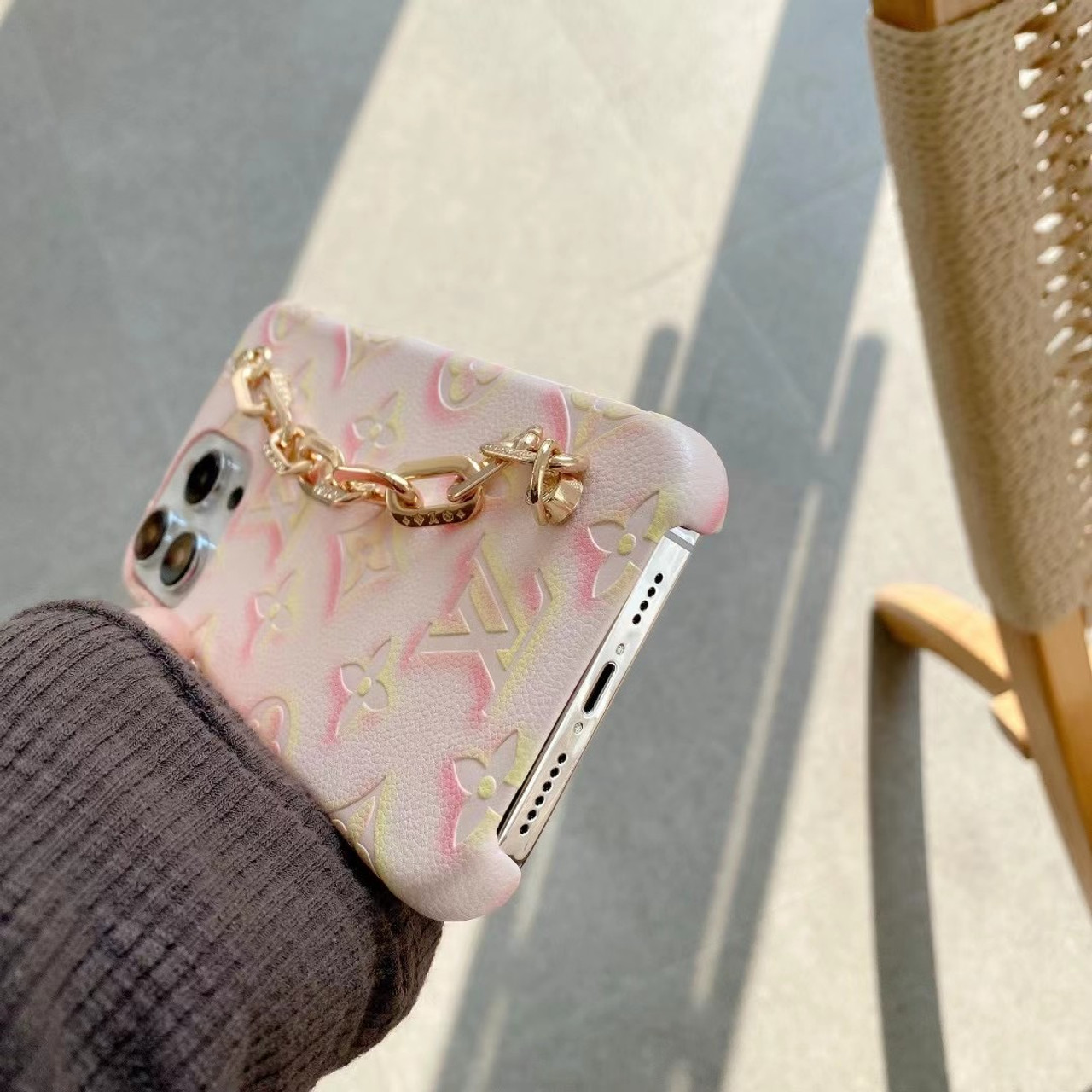 Louis Vuitton Pink iPhone 12 Pro Max Case