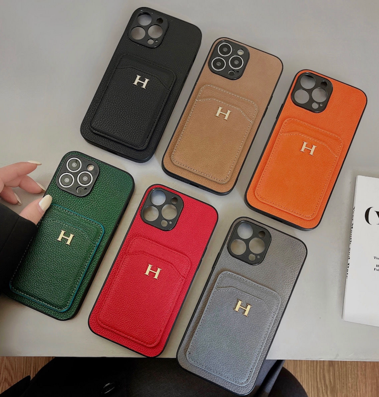 Hermes Colors iPhone 14 Pro Flip Case