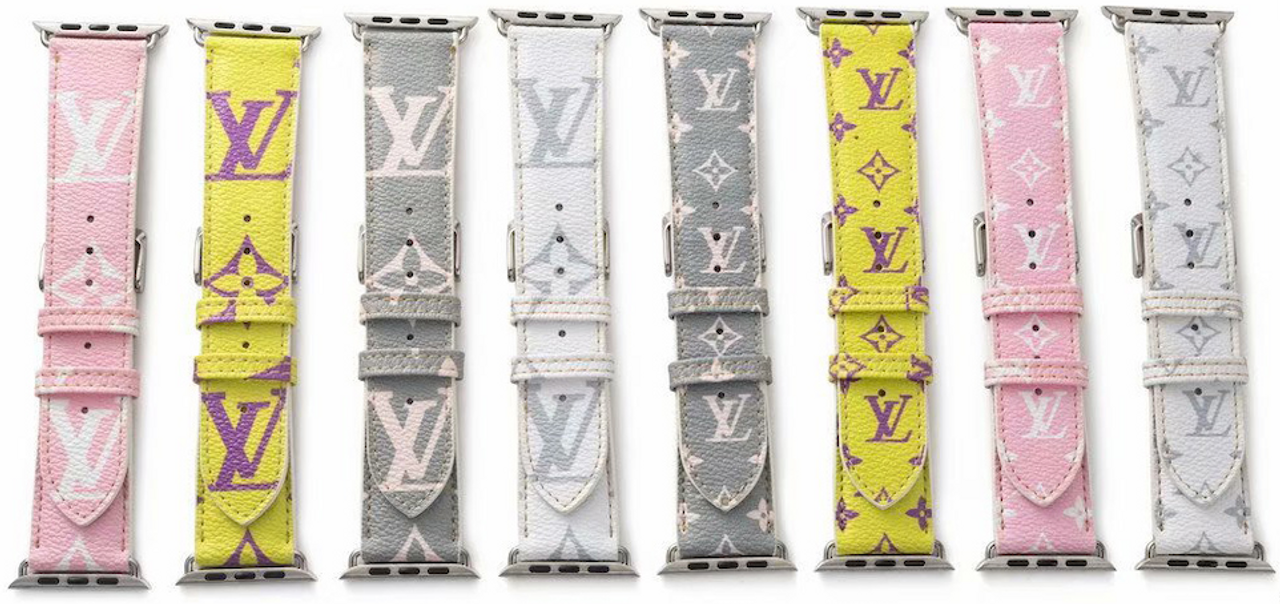 Louis Vuitton Band Strap Bracelet For All Apple Watch Series SE 7