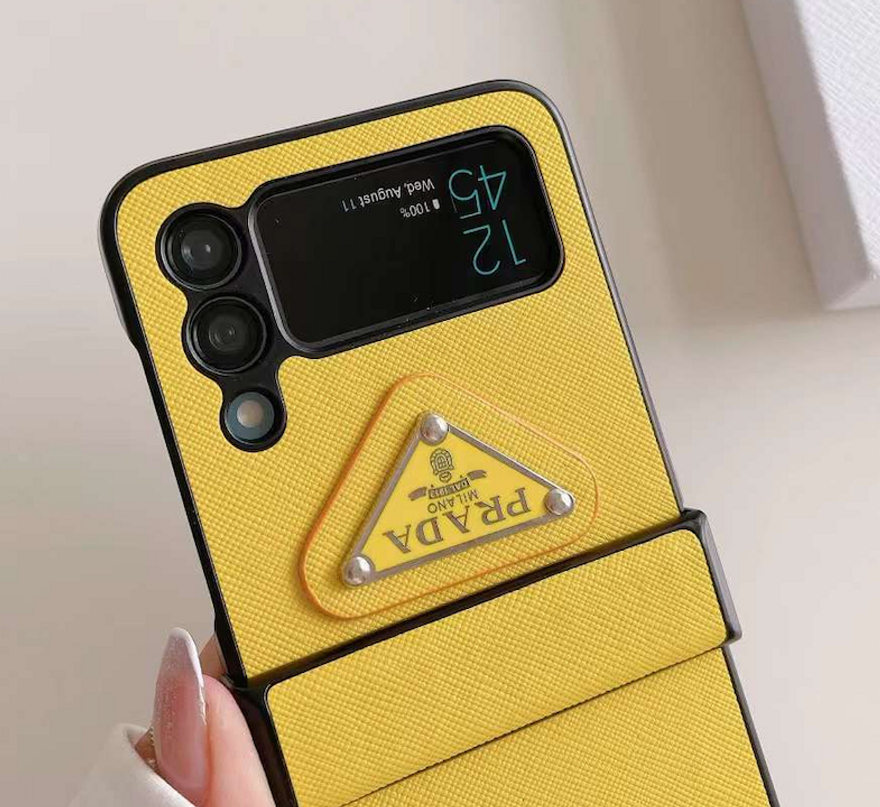 Louis Vuitton Galaxy Z Fold 5 4 case prada iphone 14 15 cover