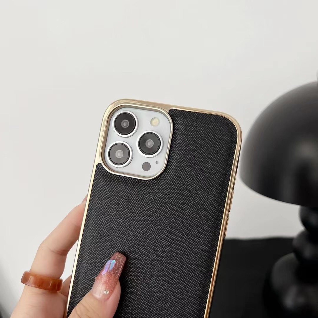 PRADA Coque Cover Case For Apple iPhone 16 Pro Max 15 14 13 12 /2