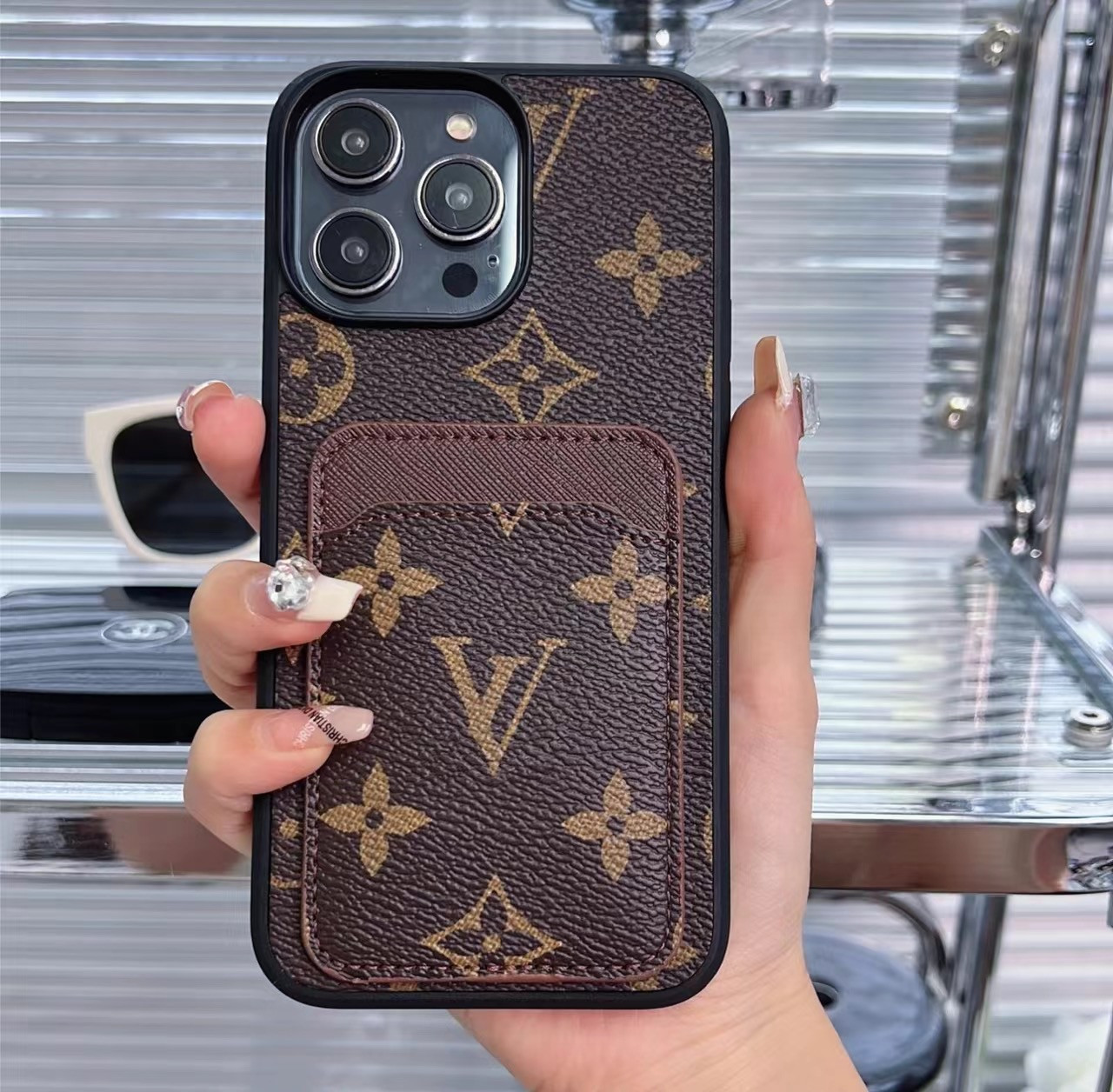 Louis Vuitton Cover Case For Apple iPhone 15 Pro Max Plus 14 13 12