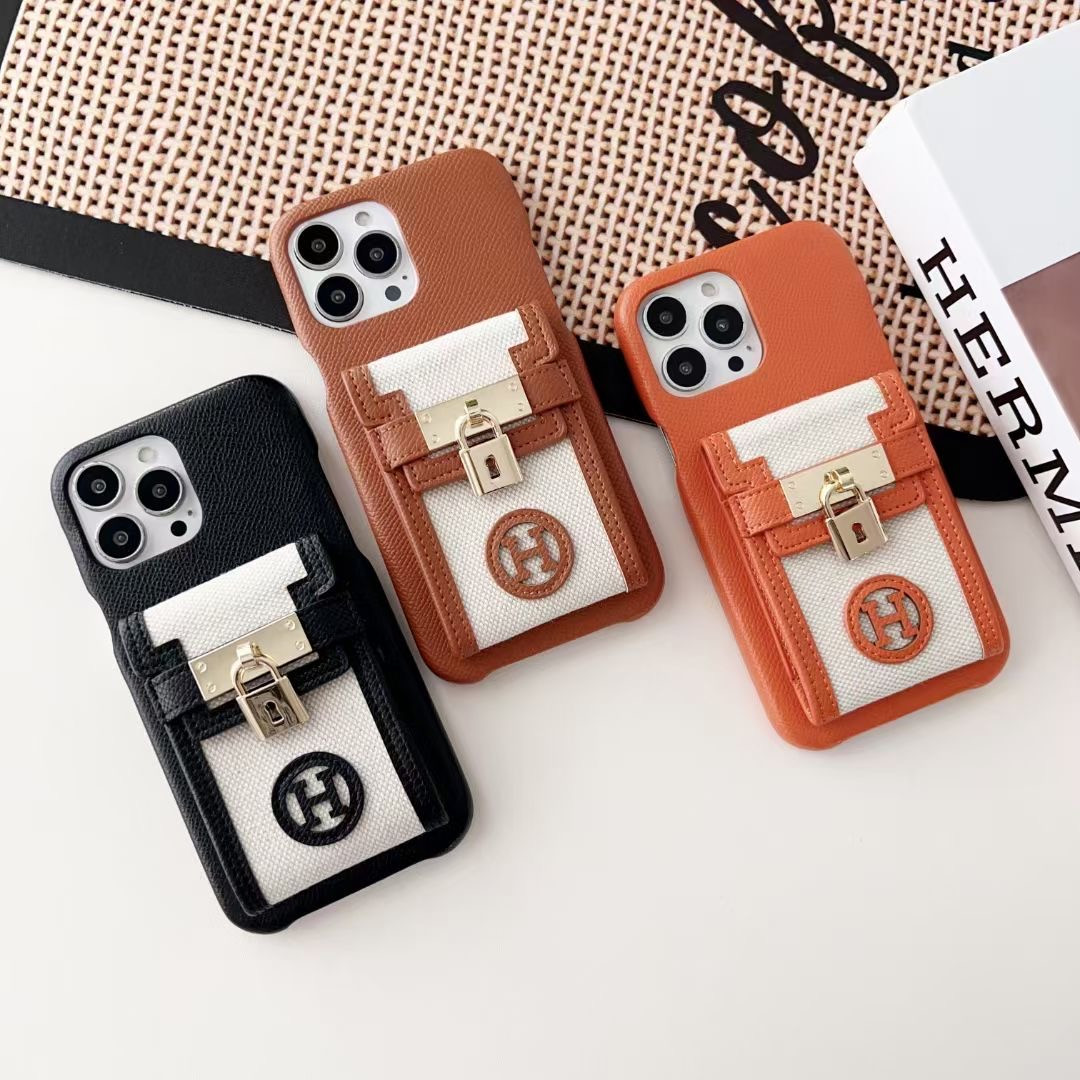 HERMES PARIS Coque Cover Case For Apple iPhone 16 Pro Max 15 14 13