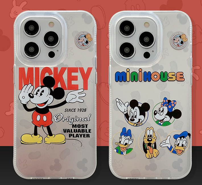 Mickey Minnie Coque Cover Case For Apple iPhone 15 Pro Max 14 13 12 11