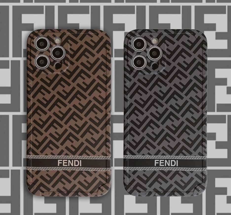 FENDI iPhone13pro ズッカ柄 ケース Fendi Cover Coque Case For Apple