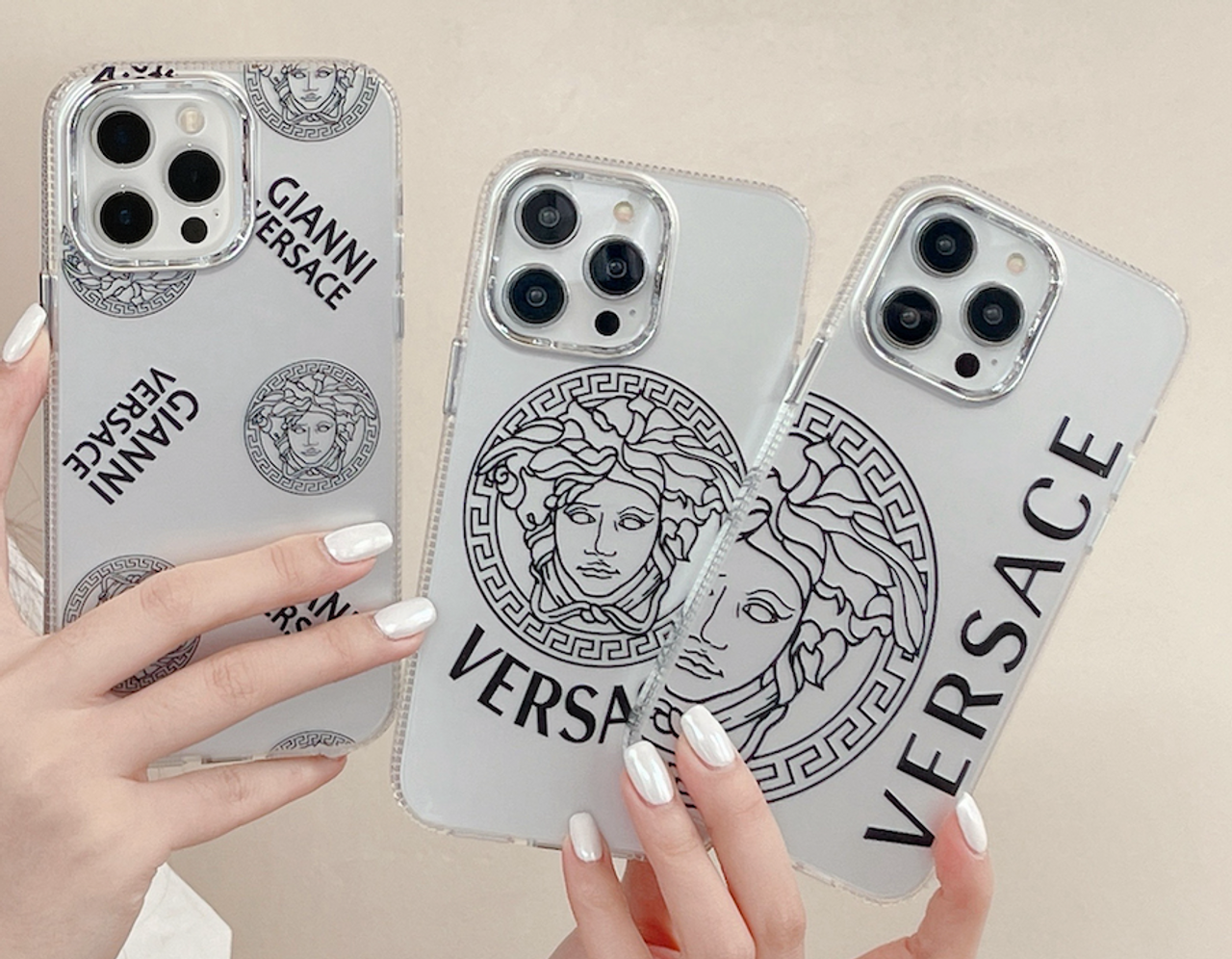 VERSACE Coque Cover Case For Apple iPhone 15 Pro Max 14 13 12 11 /3