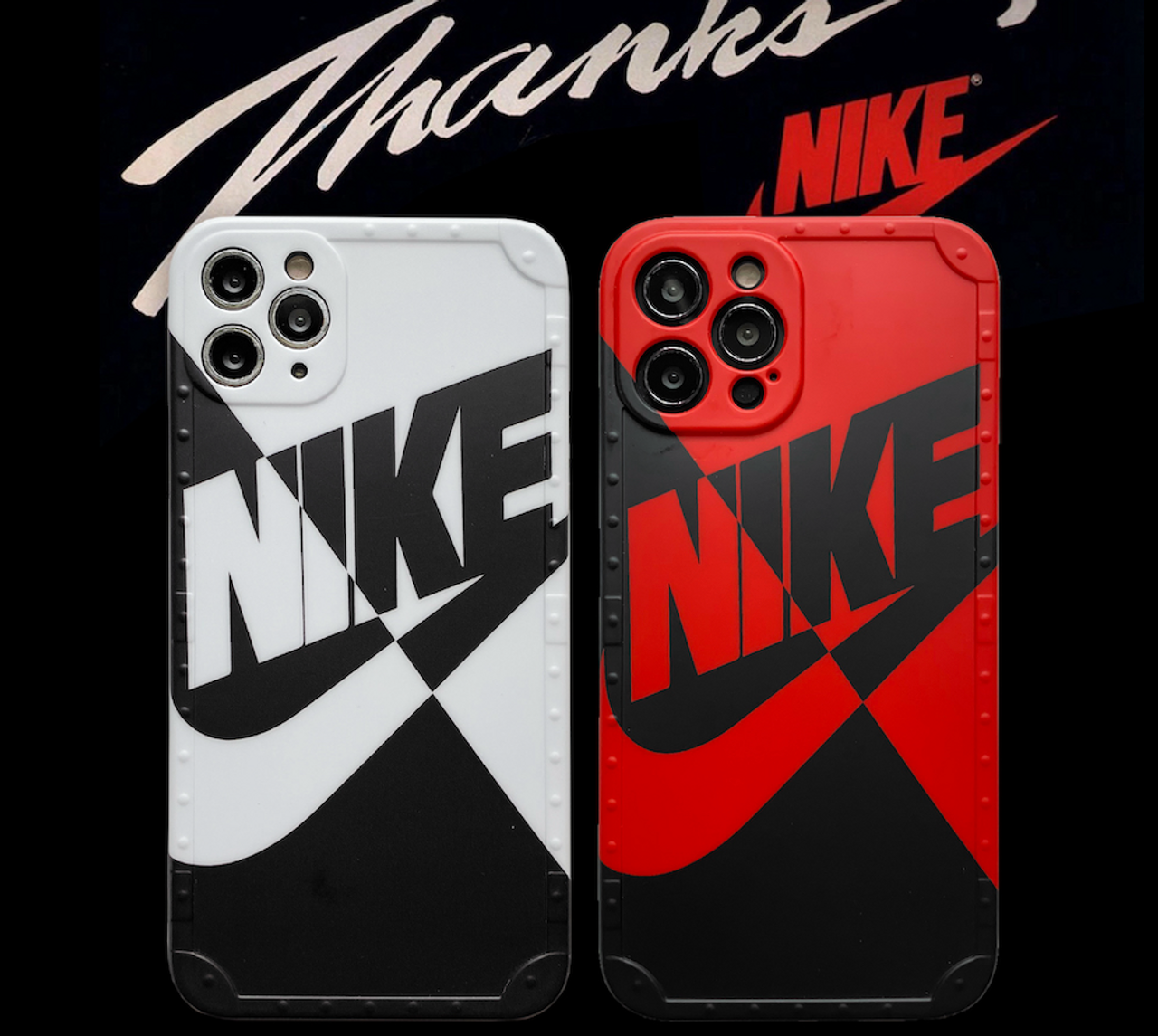 NIKE AIR Coque Cover Case For Apple iPhone 15 Pro Max 14 13 12 11 /5