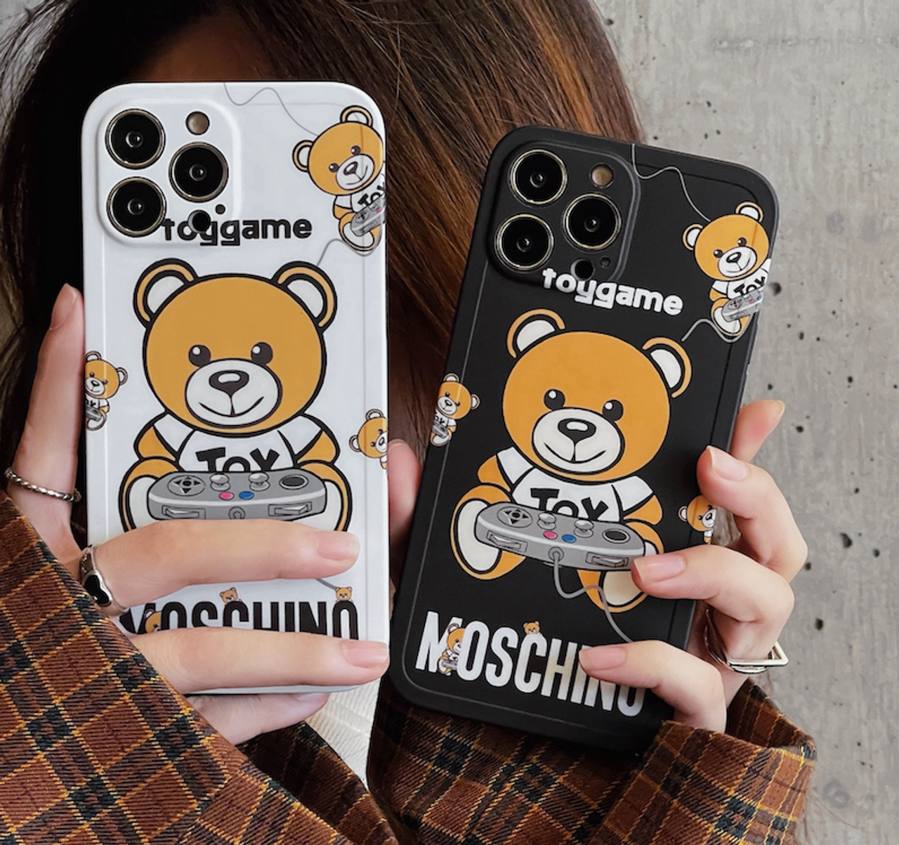 MOSCHINO Coque Cover Case For Apple iPhone 15 Pro Max 14 13 12 11 /1