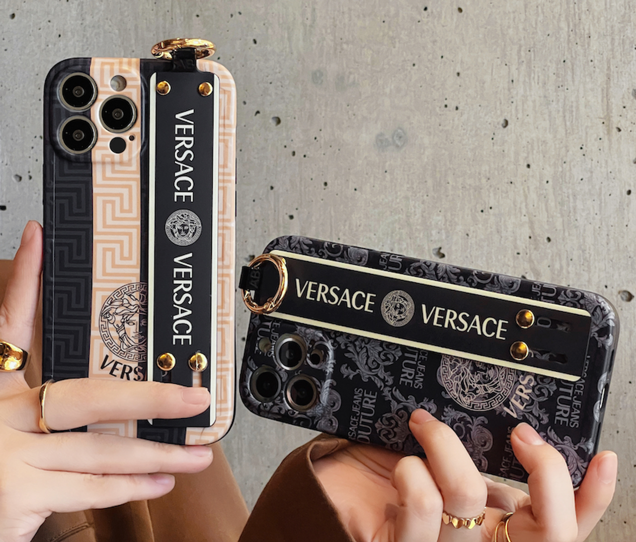VERSACE Coque Cover Case For Apple iPhone 15 Pro Max 14 13 12 11 /8