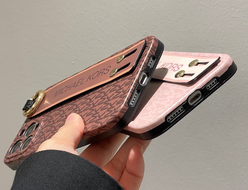 MICHAEL KORSiPhone13Proケース MK iPhone Case Card Slot for iPhone 13 14 15 ProMax Plus Series