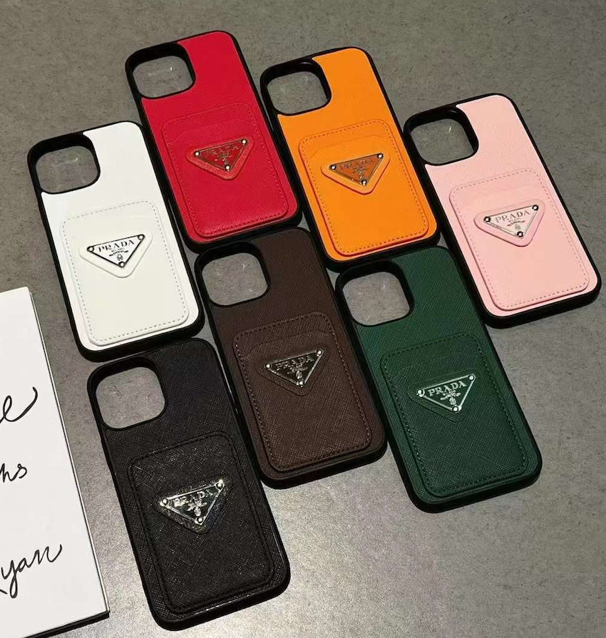 PRADA Coque Cover Case For Apple iPhone 15 Pro Max 14 13 12 11 Xr