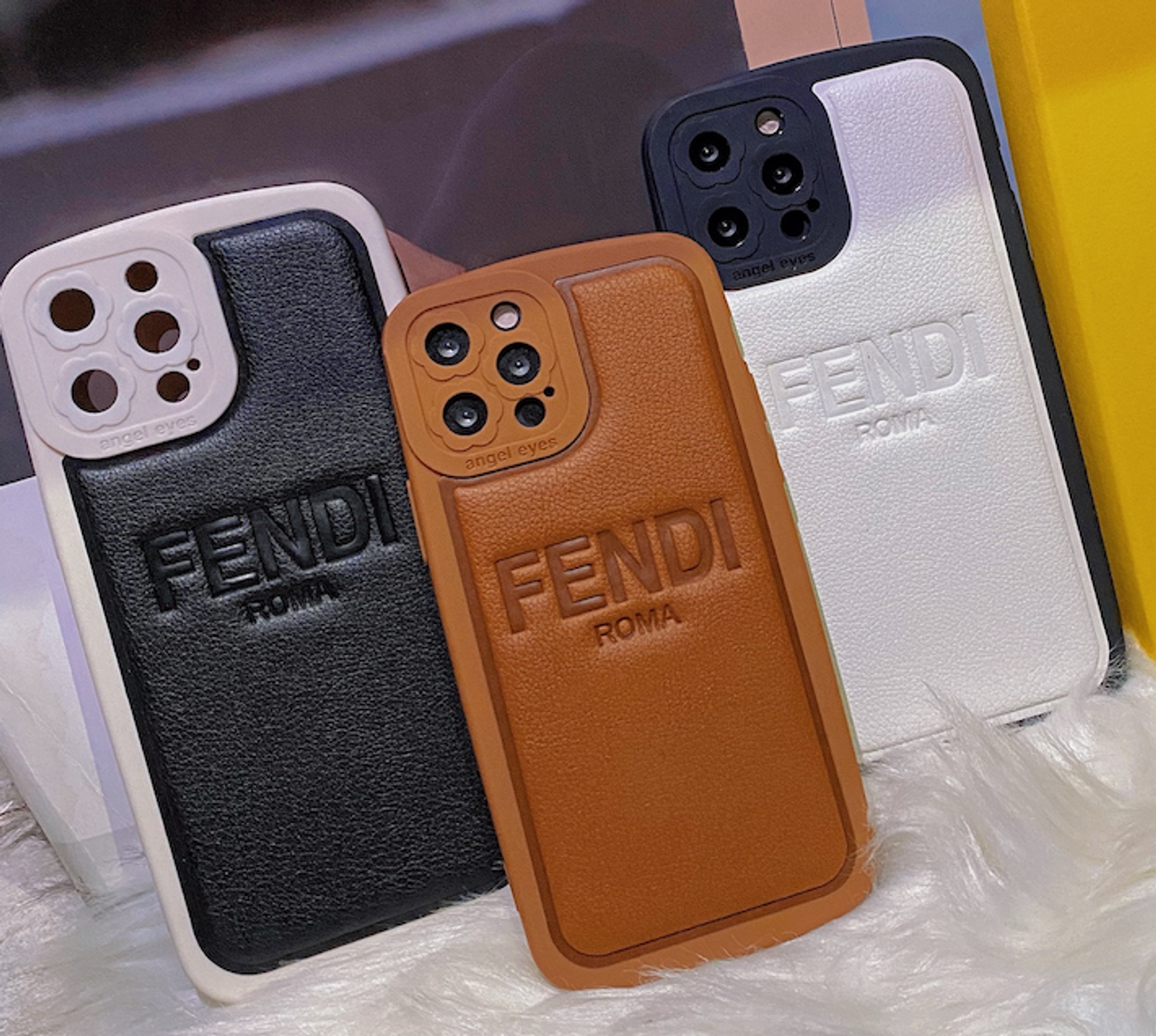 FENDI Coque Cover Case For Apple iPhone 15 Pro Max 14 13 12 11 /1