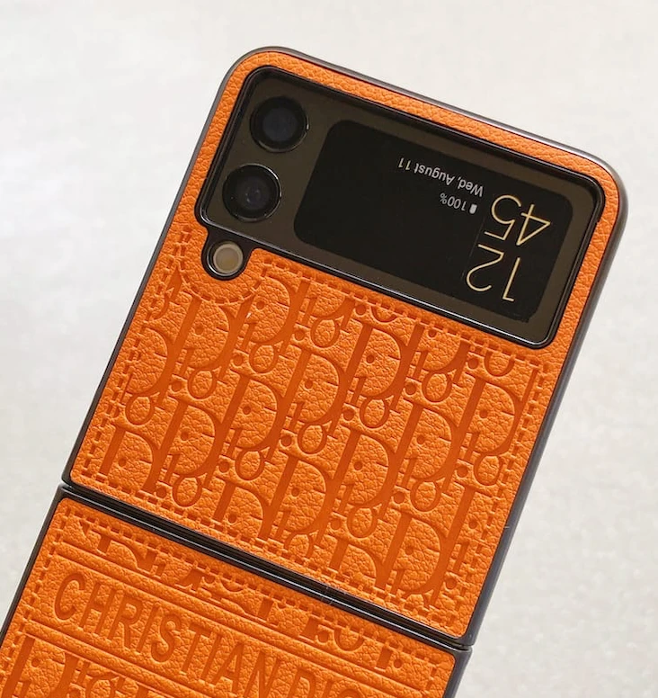 DIOR CHRISTIAN DIOR Cover Case For Samsung Galaxy Z Flip 7 - Z Flip 6 - Z Flip 5 - Z Flip 4 2