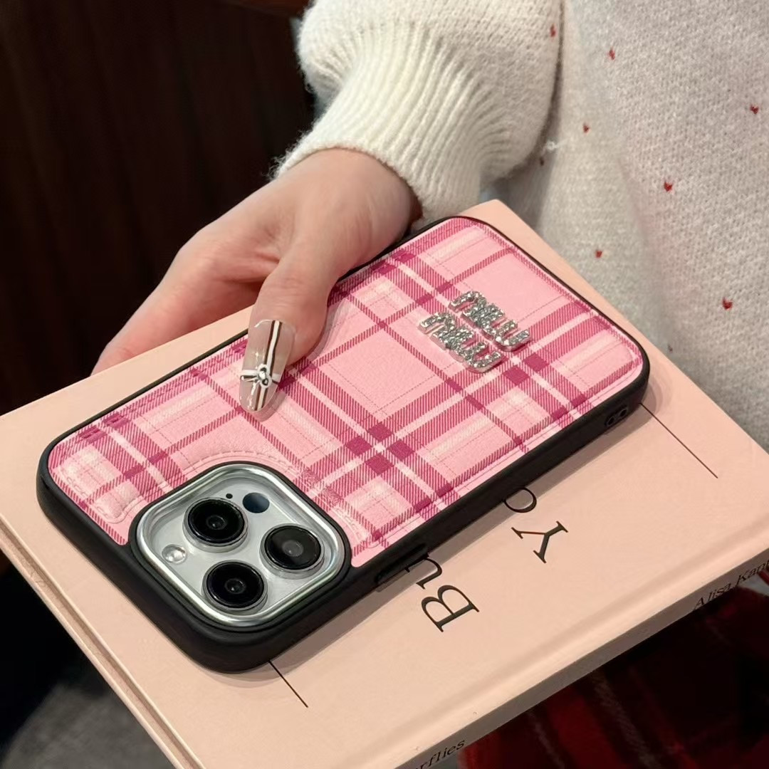 MIU MIU Coque Cover Case For Apple iPhone 16 Pro Max 15 14 13. /6
