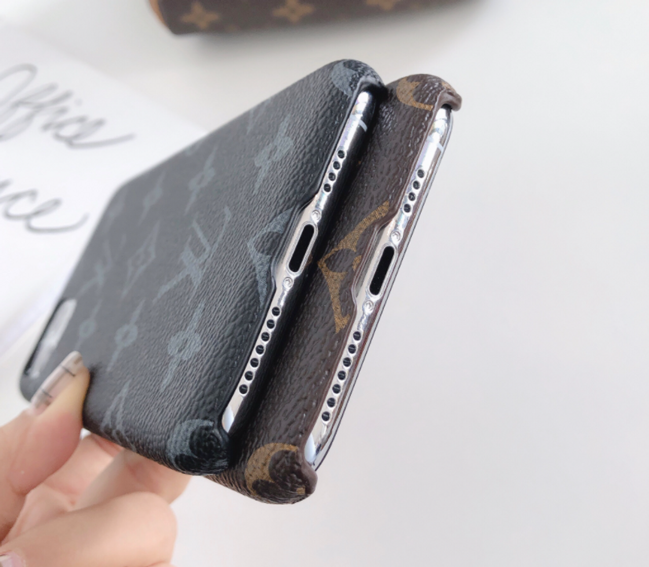 Louis Vuitton Classic Leather Case For iphone x/iphone6/6plus/7/7plus/8/8plus  Cover Coque, Yescase Store