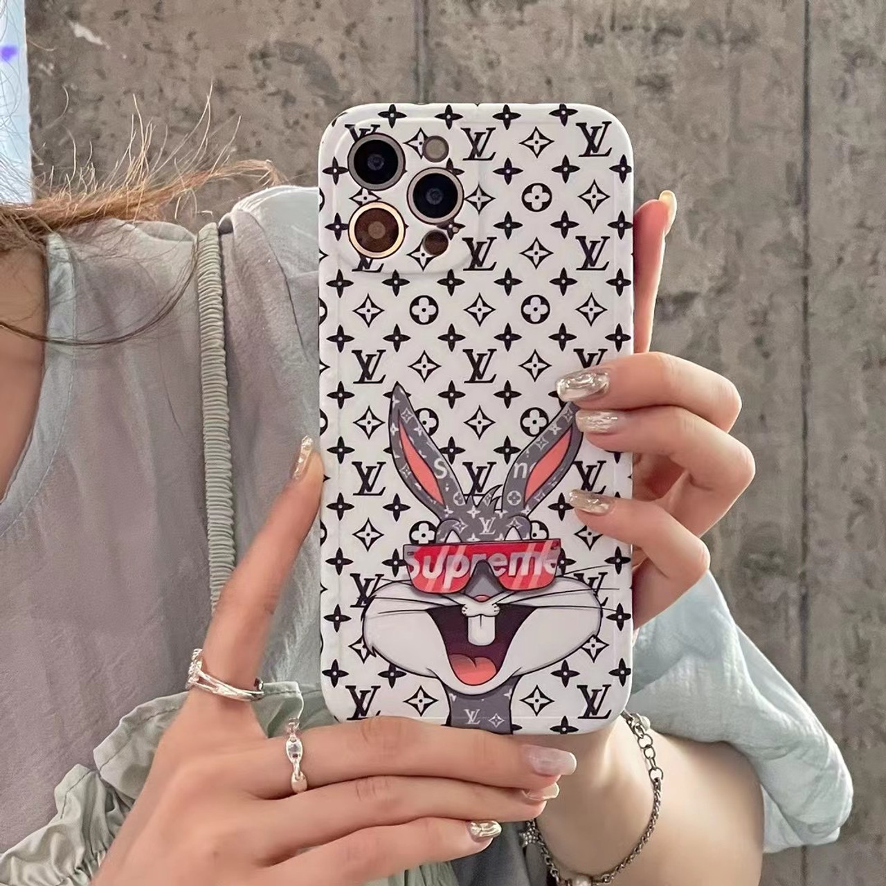 Supreme x louis shop vuitton phone case