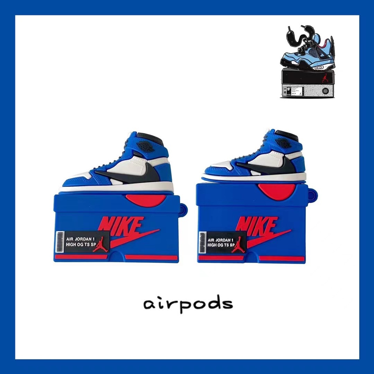 Airpods pro 2 supreme NBA case ,Limited edition, Jordan