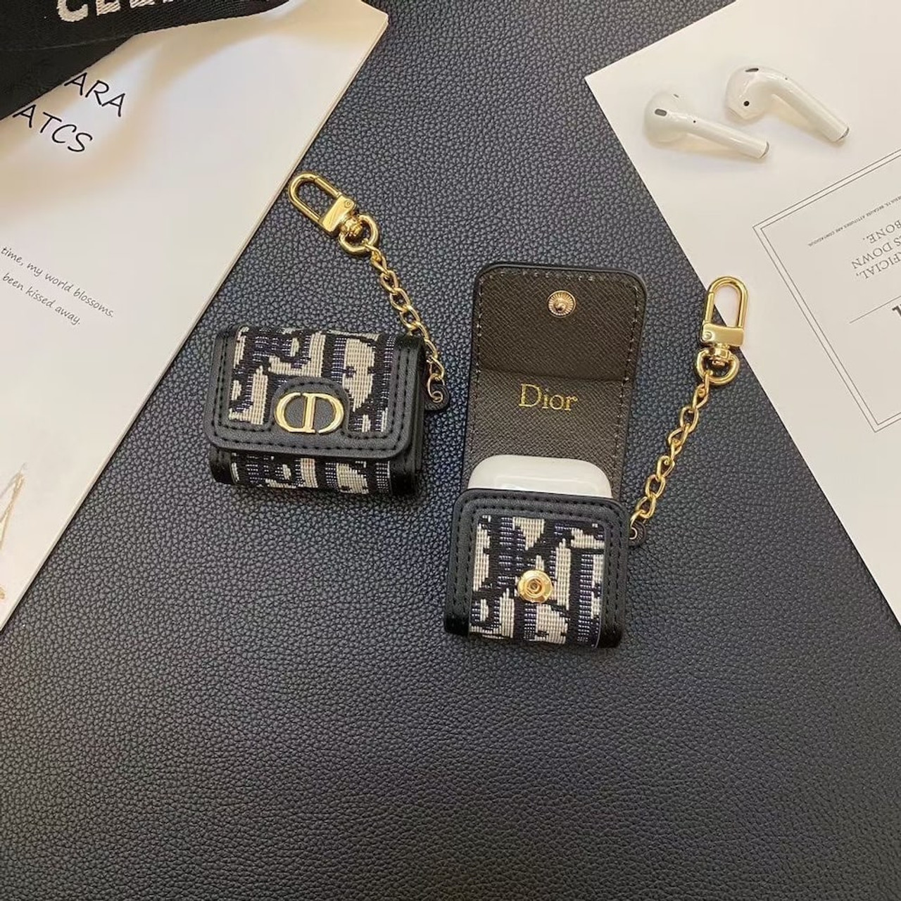 Dior Christian Dior Protection Cover Case For Apple Airpods
